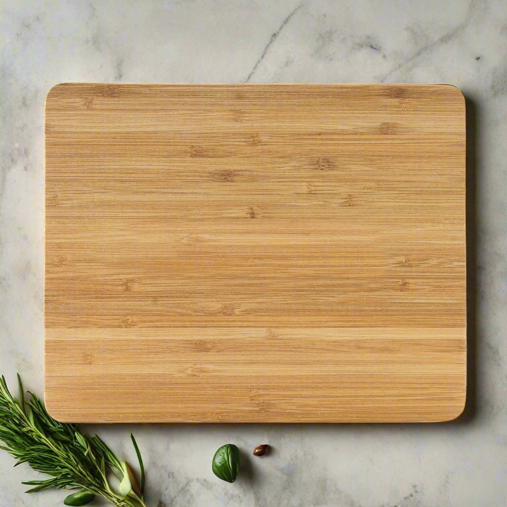 Tools and cook bamboo cutting board.
