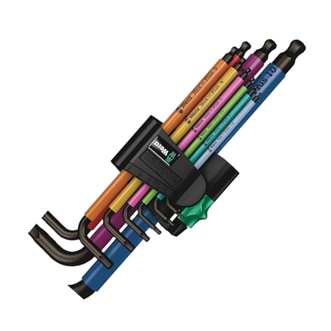 Tools and cook 950 SPKL/9 SM N SB Long ARM HEX Key Set, One Size